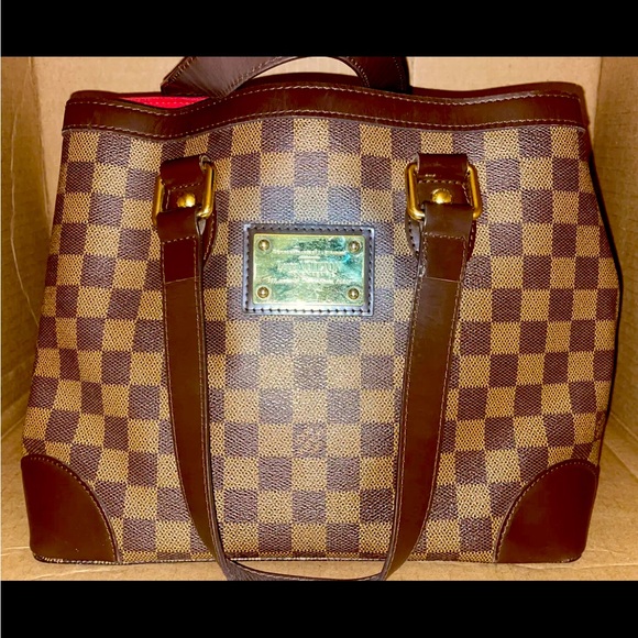Louis Vuitton Handbags - Slightly used  Louis Vuitton Damier Hampstead PM Tote bag N51205 Ladies Ebene